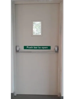 Sunrise door in deep walnut tone