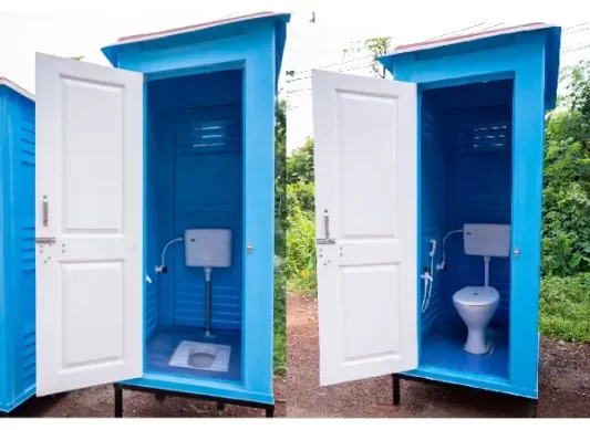 FRP Toilet With Bio-Digester Tank