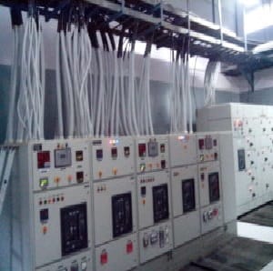 Classic door design in grey finish