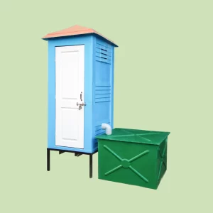 FRP Toilet With Biodigester Tank