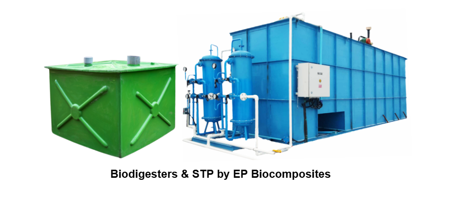 biodigesters and STP By EP Biocomposites