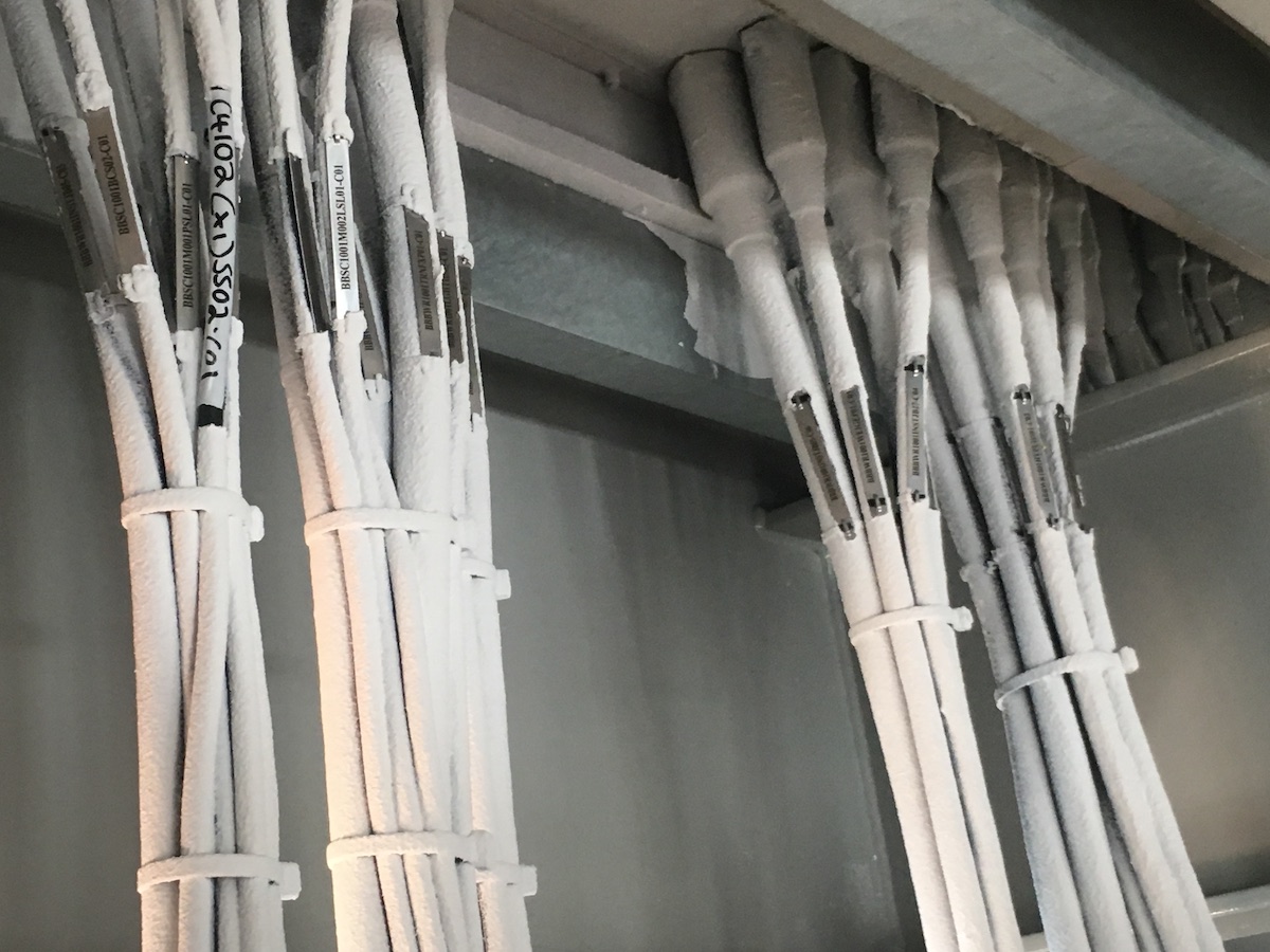 Classic rectangular door in dark finish